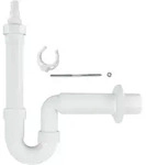 Haas - Kunststoff Waschmaschinensiphon Dn40 Ablaufgarnitur