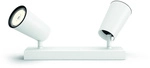 Philips Paisley Aufbauspot Mit 2 Lichtpunkten (wei&szlig;) - Gu10 Fassung