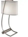 Elstead - Tischleuchte Schreibtischlampe Nachttischlampe Edelstahl Usb-charger H 62,2