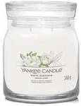 Wei&szlig;e Gardenie &ndash; Yankee Candle Signature &ndash; Mittlere Kerze Mit Zwei Dochten &ndash;
