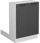 Vicco - K&uuml;cheninsel Fame-line, Anthrazit Landhaus, 60 Cm Ohne Arbeitsplatte