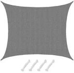 Uv Sonnensegel Wasserdurchl&auml;ssig 6x5 - Rechteckig - Sonnenschutz Garten Terrasse