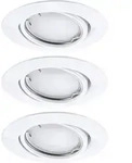 Paulmann 92466 Led-einbauleuchte 3er Set Led 14.7 W Wei&szlig;