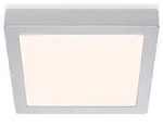 Briloner - Led Aufbauleuchte Deckenlampe 16,5 W Quadratisch Chrom-matt