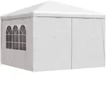 Partyzelt 3x3 M Wei&szlig; - Vidaxl