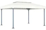 Pavillon 400 X 300 Cm Creme Aluminium - Vidaxl