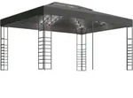 Pavillon Mit Led-lichterkette 3x4 M Anthrazit - Vidaxl