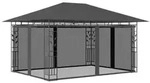 Pavillon Mit Moskitonetz 4x3x2,73 M Anthrazit 180 G/m2 - Vidaxl