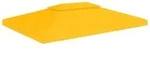 Vidaxl - Pavillon-dachplane Mit Kaminabzug 310 G/m2 4x3 M Gelb