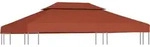 Vidaxl - Pavillon-dachplane Mit Kaminabzug 310 G/m2 4x3 M Terrakotta