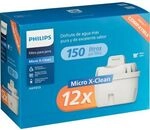 Micro X-clean Wasserfilterkartuschen 12-pack - Philips