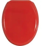 Abattant Wc Mdf Charn Inox Rouge - M S V