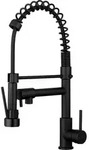 Essebagno Big Pro Sp&uuml;ltischarmatur Mit Brause In Full Black