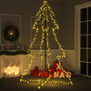 Weihnachtsbaum,Kunstbaum Kegelform 240 LEDs Indoor und Outdoor 118x180 cm vidaXL