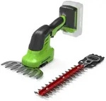 Greenworks - 2-in-1 Gras- Und Strauchschere 24v - Ohne Batterie Und Ladeger&auml;t -