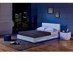 Home Deluxe - Led Bett Asteroid Farbe: Wei&szlig;, Gr&ouml;&szlig;e: 140 X 200 Cm Bett Mit Matratze