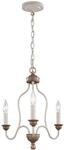 Hartsville - Kronleuchter 3 Light Beachwood Finish, E14 - Elstead