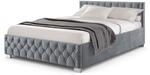 Polsterbett Nizza - Bettgestell Mit Lattenrost, Stauraum & Led Beleuchtung - Bett Mit