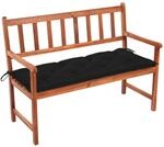 Vidaxl Garden Bench With Cushion 120 Cm Solid Acacia Wood (41448+314951)