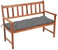Vidaxl Garden Bench With Cushion 120 Cm Solid Acacia Wood