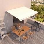 Vidaxl - Markise Automatisch Einziehbar 400x350 Cm Creme