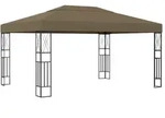 Pavillon 3x4 M Taupe Stoff Vidaxl