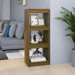 Vidaxl - B&uuml;cherregal/raumteiler Honigbraun 40x30x103,5 Massivholz Kiefer
