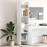 B&uuml;cherregal Wei&szlig; 40x35x180 Cm Holzwerkstoff Vidaxl