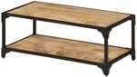 Couchtisch 90x45x35 Cm Raues Massives Mangoholz - Vidaxl