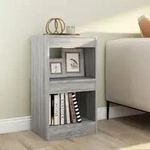B&uuml;cherregal/raumteiler Grau Sonoma 40x30x72 Cm Vidaxl
