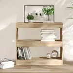 B&uuml;cherregal/raumteiler Sonoma-eiche 80x30x72 Cm Vidaxl