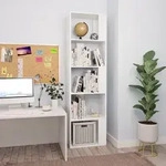 B&uuml;cherregal/raumteiler Wei&szlig; 45x24x159 Cm Holzwerkstoff Vidaxl