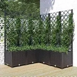 Vidaxl Garden Black 120 X 120 X 136 Cm