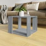 Couchtisch Grau Sonoma 40x40x30 Cm Holzwerkstoff Vidaxl