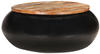 Couchtische Kaffeetisch Schwarz 68x68x30 cm Recyceltes Massivholz vidaXL