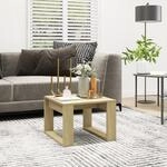 Beistelltisch Sonoma-eiche 50x50x35 Cm Holzwerkstoff Vidaxl