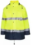 Warnschutz Parka 2057 Atmungsaktiv Gelb/marine Gr. S - Planam
