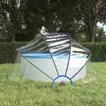 Pool-kuppel Rund 315x158 Cm Pvc - Vidaxl