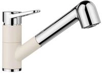 Blanco - Wega S - Sp&uuml;ltischarmatur Mit Ausziehbarer Brause, Softwei&szlig;/chrom 526982