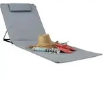 Strandmatte Xxl, B X T: 60 X 195 Cm, Gepolsterte Sonnenliege Mit Kopfkissen,