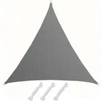 Amanka - Uv Sonnensegel 6x6x6 M Hdpe Dreieck Sonnenschutz &Uuml;berdachung Balkon Garten
