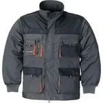 Herrenjacke Gr&ouml;&szlig;e 52 Dunkelgrau/schwarz/orange