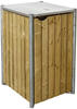 Holz Mülltonnenbox für 1 Mülltonne 240 Liter Natur 81x70x115 cm - Hide