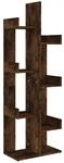 B&uuml;cherschrank 48x25,5x140 Cm R&auml;uchereiche Holzwerkstoff Vidaxl