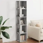 Eckregal Grau Sonoma 33x33x164,5 Cm Holzwerkstoff Vidaxl