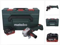 Metabo Wb 18 Lt Bl 11-125 Quick Akku Winkelschleifer 18 V 125 Mm Brushless + 1x...