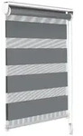 Doppelrollo Klemmfix Ohne Bohren, Duo Rollo Klemmrollo F&uuml;r Fenster Und T&uuml;r, 55x150