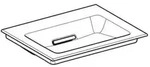 Keramag - Geberit One M&ouml;belwaschtisch Abgang Horizontal, 60x13x47,5cm,