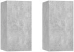 Vidaxl 2 Pcs Concrete Grey Engineered Wood