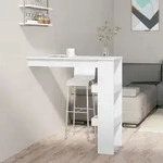Wand-bartisch Wei&szlig; 102x45x103,5 Cm Holzwerkstoff - Vidaxl